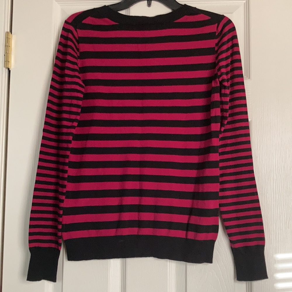 🟫🟫 Express Long-sleeved Women’s Striped Sweater (size M) - Picture 2 of 7